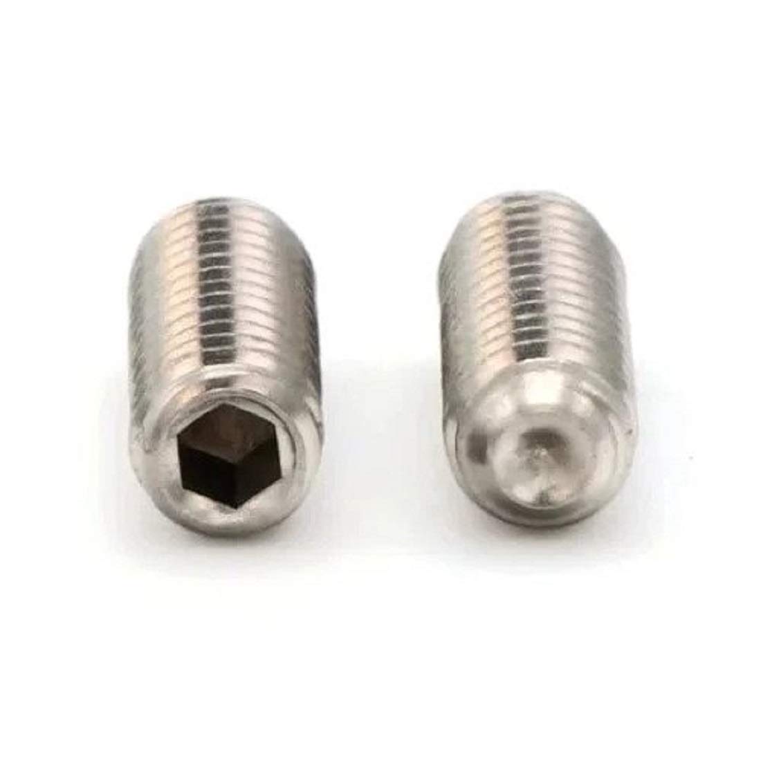 2脚まとめ買い N-5 2 Amazon.com: M2.5-0.45 Metric Socket Set Screws Cup Point A2